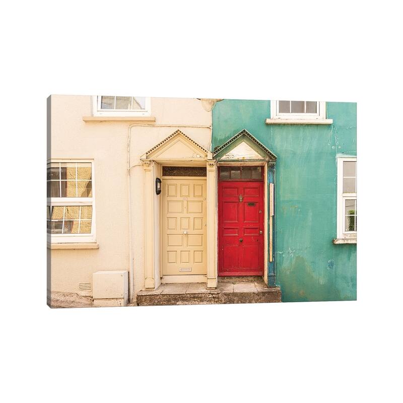 iCanvas "Neighbors, Kinsale, Ireland" by Jim Nilsen Canvas Print Bed
